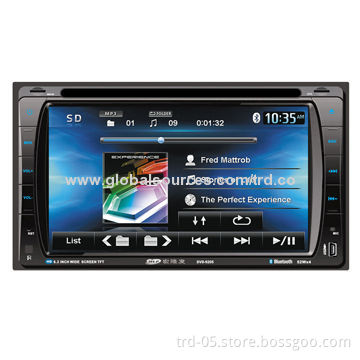 2-DIN Universal Car GPS Navigation DVD with 6.2-inch Digital Display BT and iPod Function